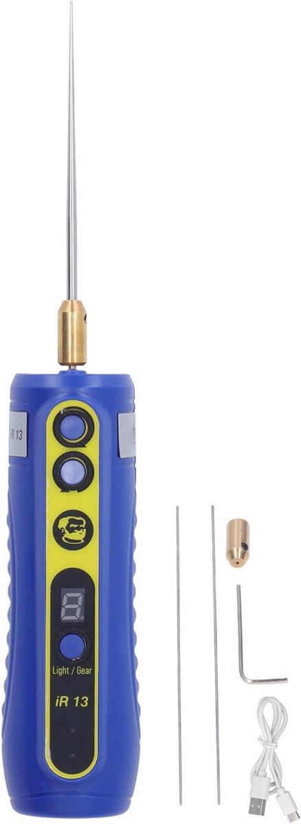 SnelShoppen - Elektrische Lijmverwijderaar, IR13 Mobiele Telefoon Scherm Lijmverwijderaar, Droge Lijm Snijder, Digitaal Scherm, 4 Snelheden, Oogbesche