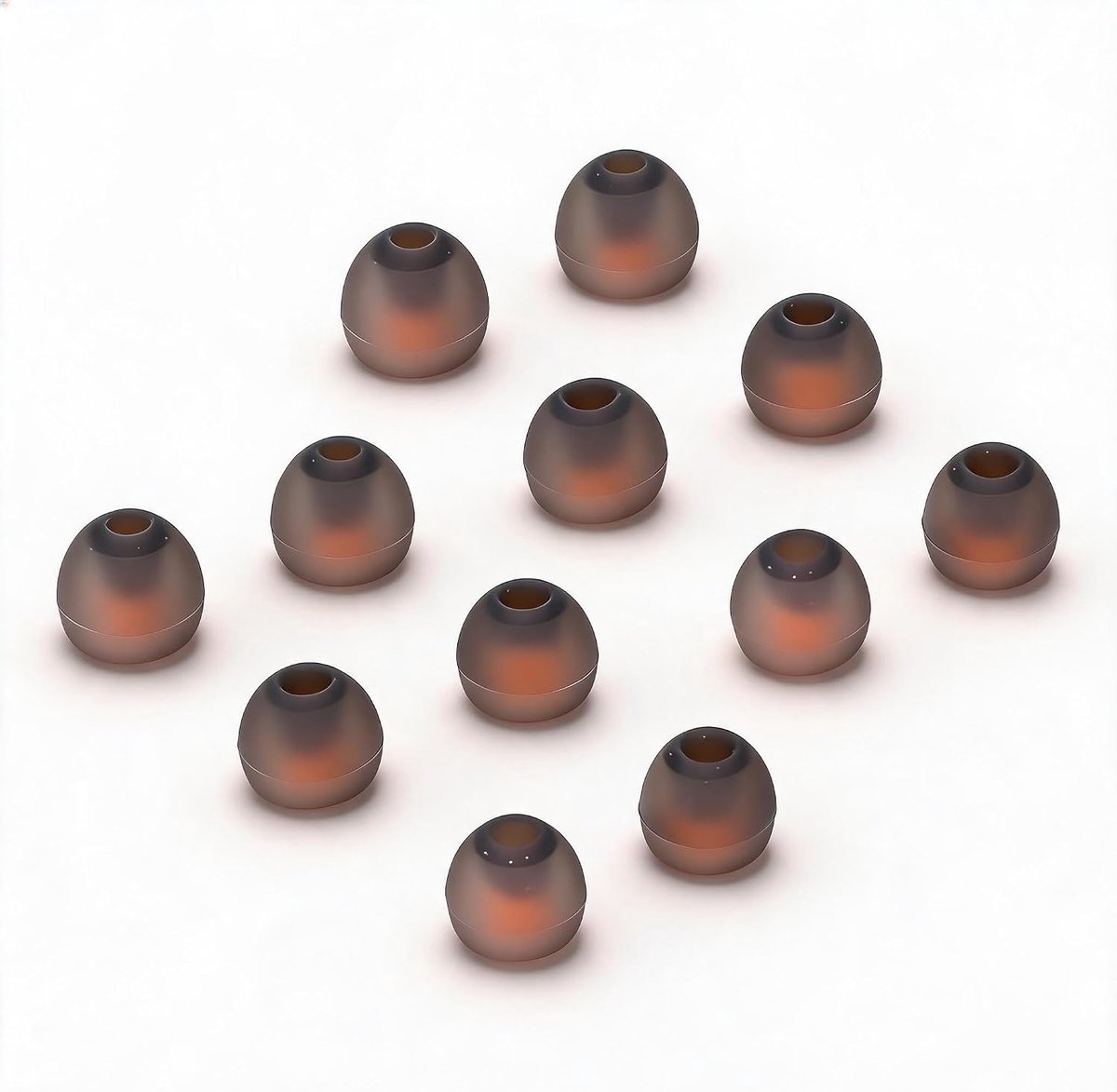 SnelShoppen - Vervangende Silicone Oordopjes Set voor In-Ear Koptelefoons - 12 Stuks Geluidsisolatie Comfort voor Diverse Maten S/M/L