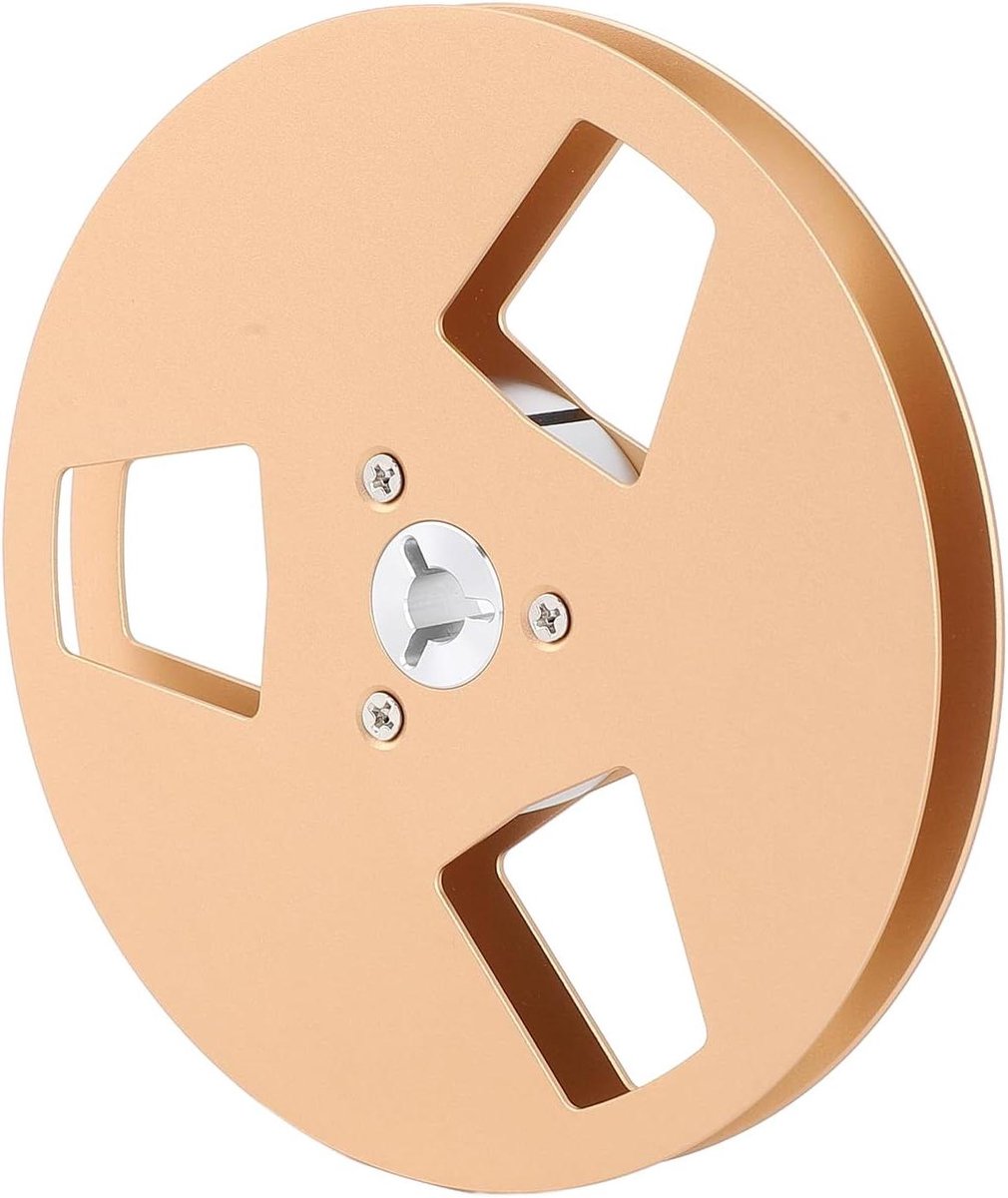 Lege Tape Haspel - Open Reel Tape - Muziek Opnemen - Aluminium NAB Flens - 5 inch - Goud