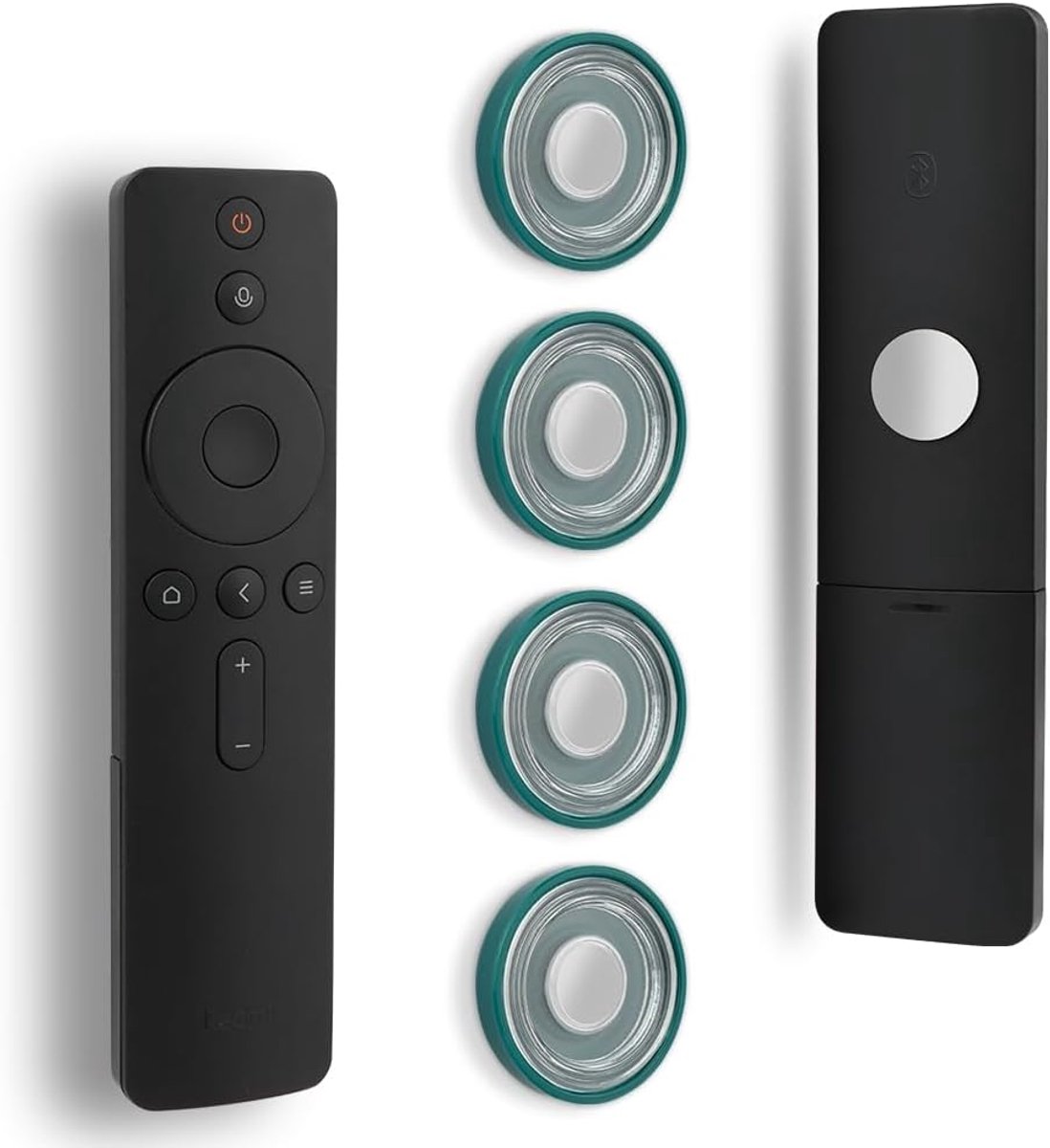 SnelShoppen - 4 Pack Hoog Magneet Afstandsbediening Houder Wandbevestigd Steunen Gatvrij Telefoon Opladen Organizer Opslagcontainers Voor Thuis Kantoo