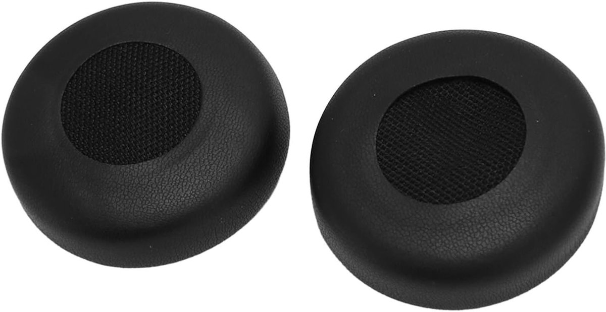 Ear Pads for Evolve 20 20se 30 30II 40 65 65+ Headphones, Replacement Soft Protein Leather Ear Pads, with High Density - ShopVlot