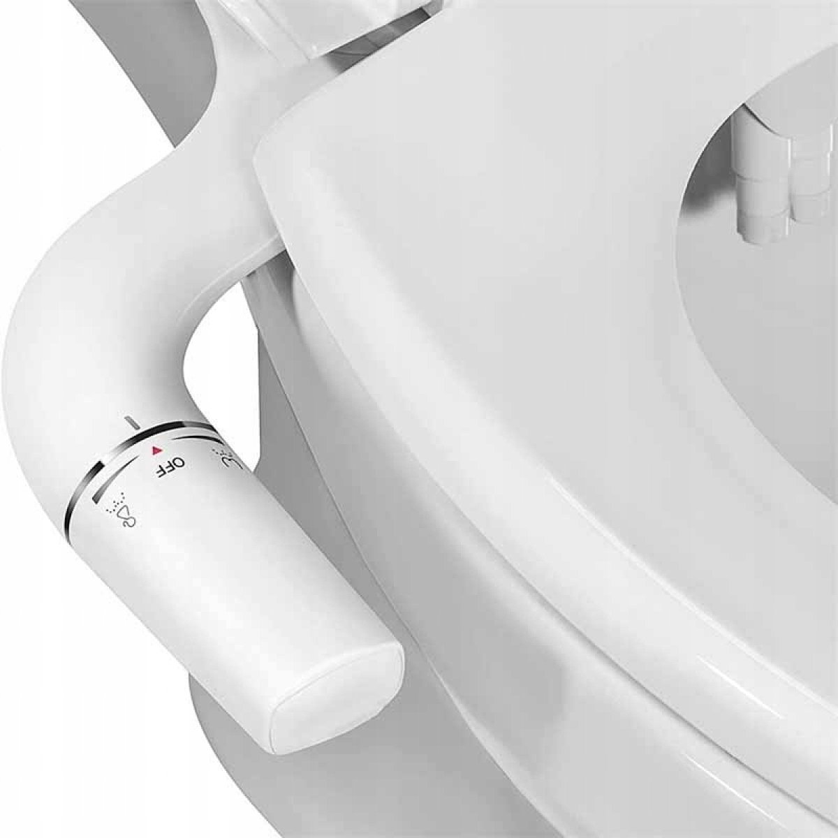 Bidet Douche Set - Toiletdouche - Niet-elektrisch - 2 Reinigingsstanden & Zelfreinigend - Instelbare Waterdruk - G3/8 - Toilet Bidet Opzetstuk - Voor Anale en Intieme Reiniging