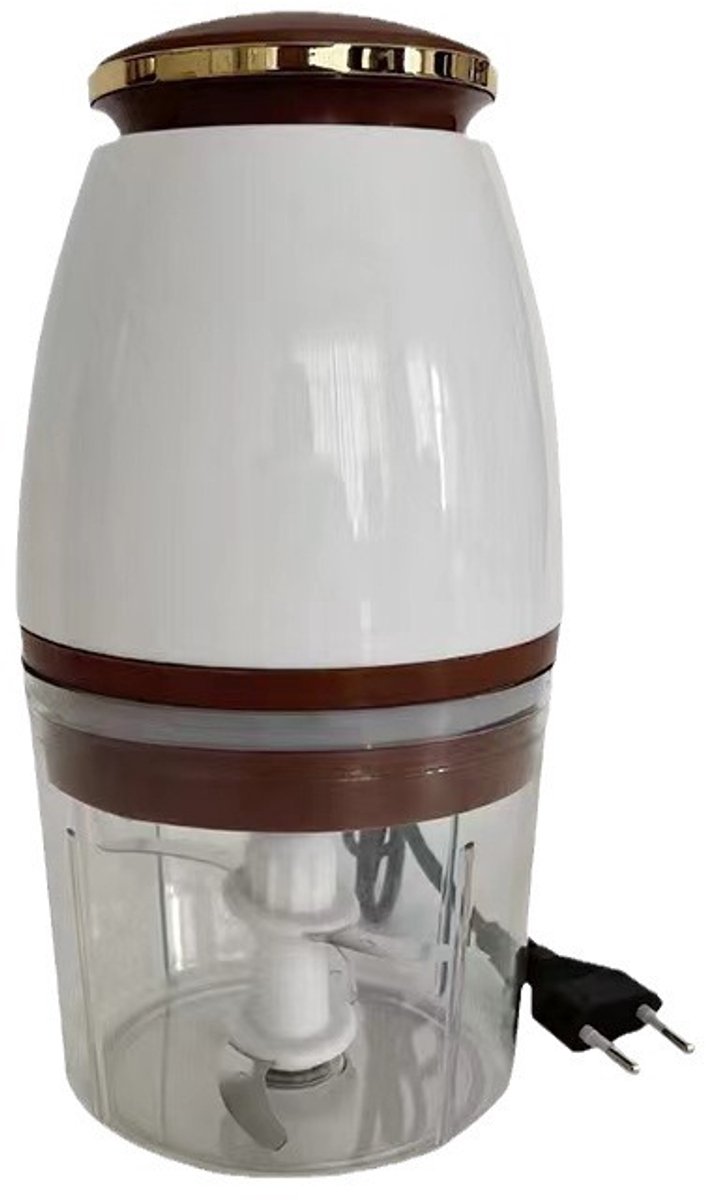 Witte handmatige vleeshakmachine voor thuisgebruik, multifunctionele keukenhakker, bruikbaar voor milkshakes, babyvoeding, vlees en groenten