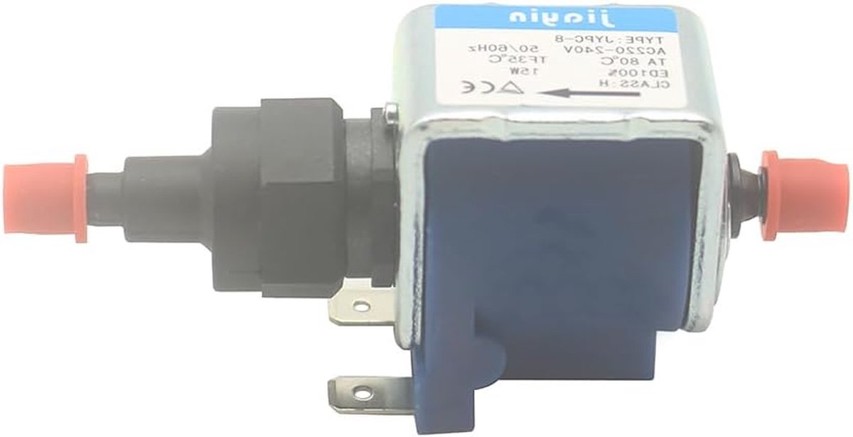 Elektrische Waterpomp - Solenoid Pomp - Stoomreiniger Reparatie - 110cc/min Flow - AC 230V - Blauw en Zwart