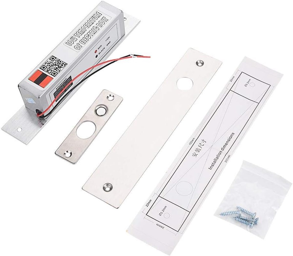 Elektrisch insteekslot, elektrisch deurslot, lage temperatuur, elektrisch slot, NC-modus voor deurtoegangscontrole
