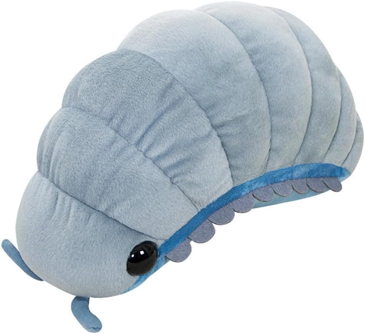 Likelike Insect Pluche Speelgoed Pill Bug gevuld Zacht Dieren Kussen Achterkussen Schattige Insectenpop Kids Speelgoed Meisjes Jongens Cadeau - Grijs (30 cm)