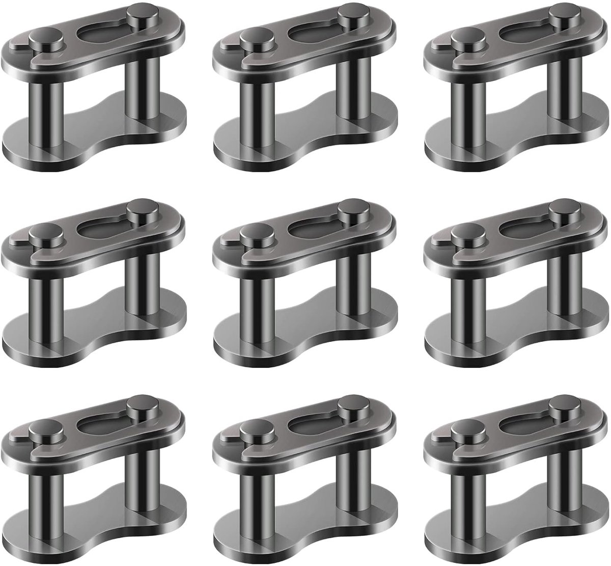 20st 420 Chain Master Links, Heavy Duty Premium Alloy Ketting Hoofdlink Chain Connector Links voor 50cc 70cc 90cc 110cc 125cc Crossmotor Quad Buggy Mini Bike Pit ATV Scooter