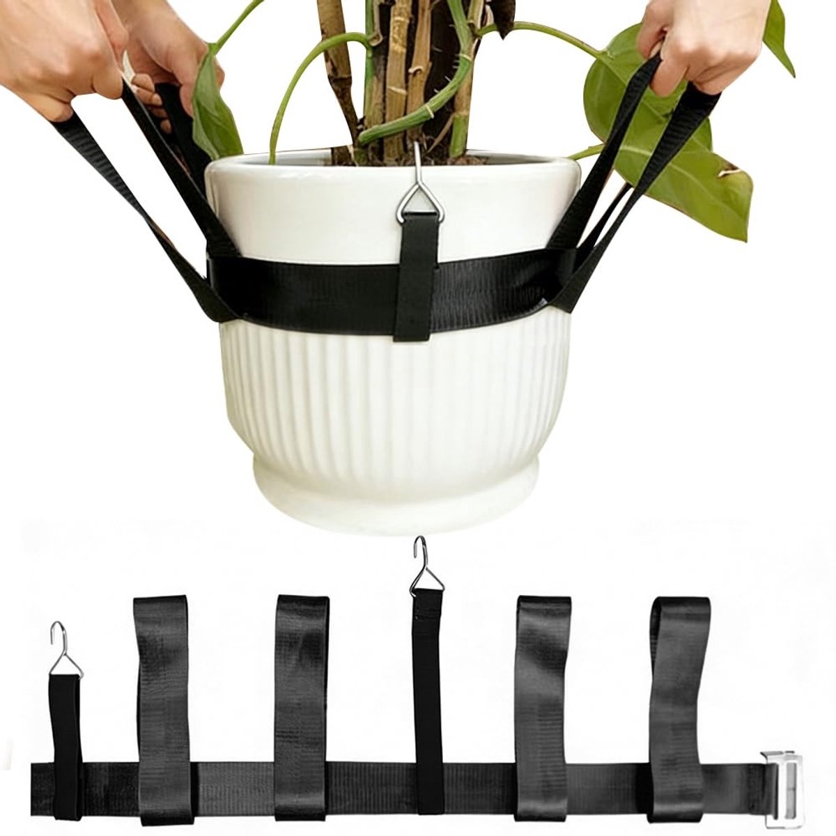 Omgoods - Tuin Transportbanden - Lifting Straps met Antislip Handvatten - Voor Eenvoudig Vervoer van Planten
