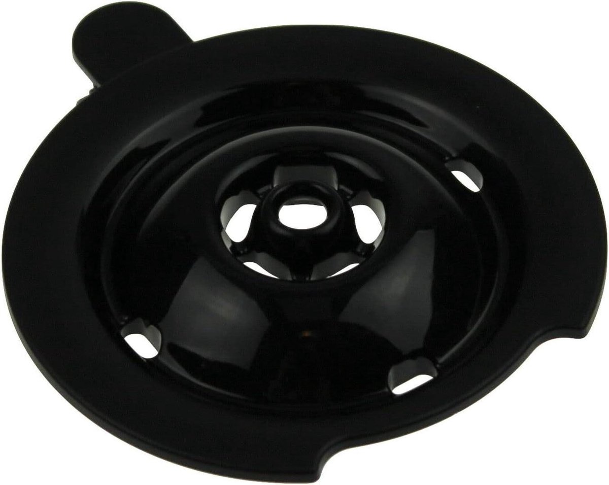 Glazen Kan Deksel - Reserveonderdeel Koffiekan - Koffie Zetten - Aroma Behoudend - 125 ml - Zwart