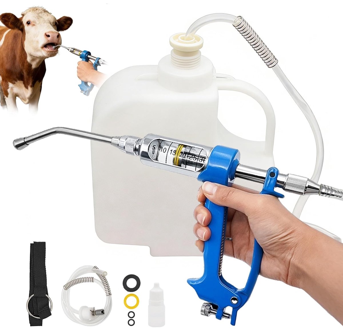 Omgoods - Veterinair Droogpistool met Precisie Dosering voor Boerderijgebruik