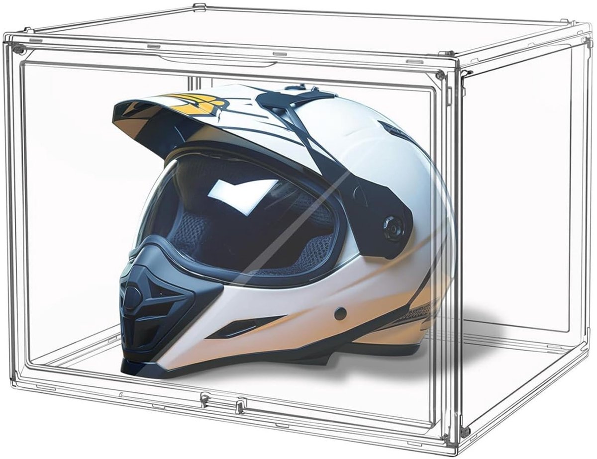 Omgoods - Transparante Display Case met Magnetische Deur voor Actiefiguren en Verzamelobjecten