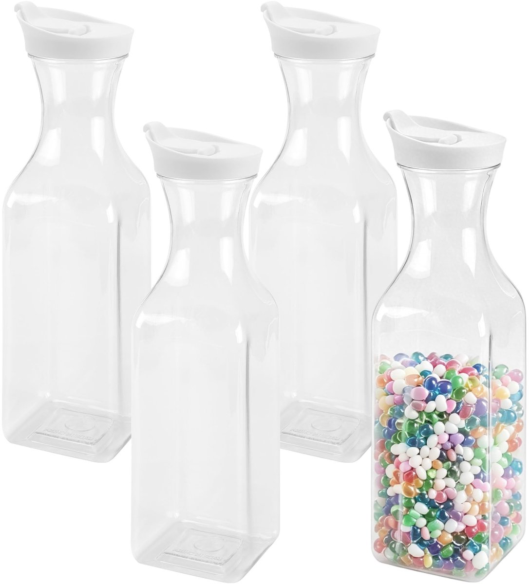 Omgoods - Wasmiddel Opslagcontainer 1,5L Transparante Fles