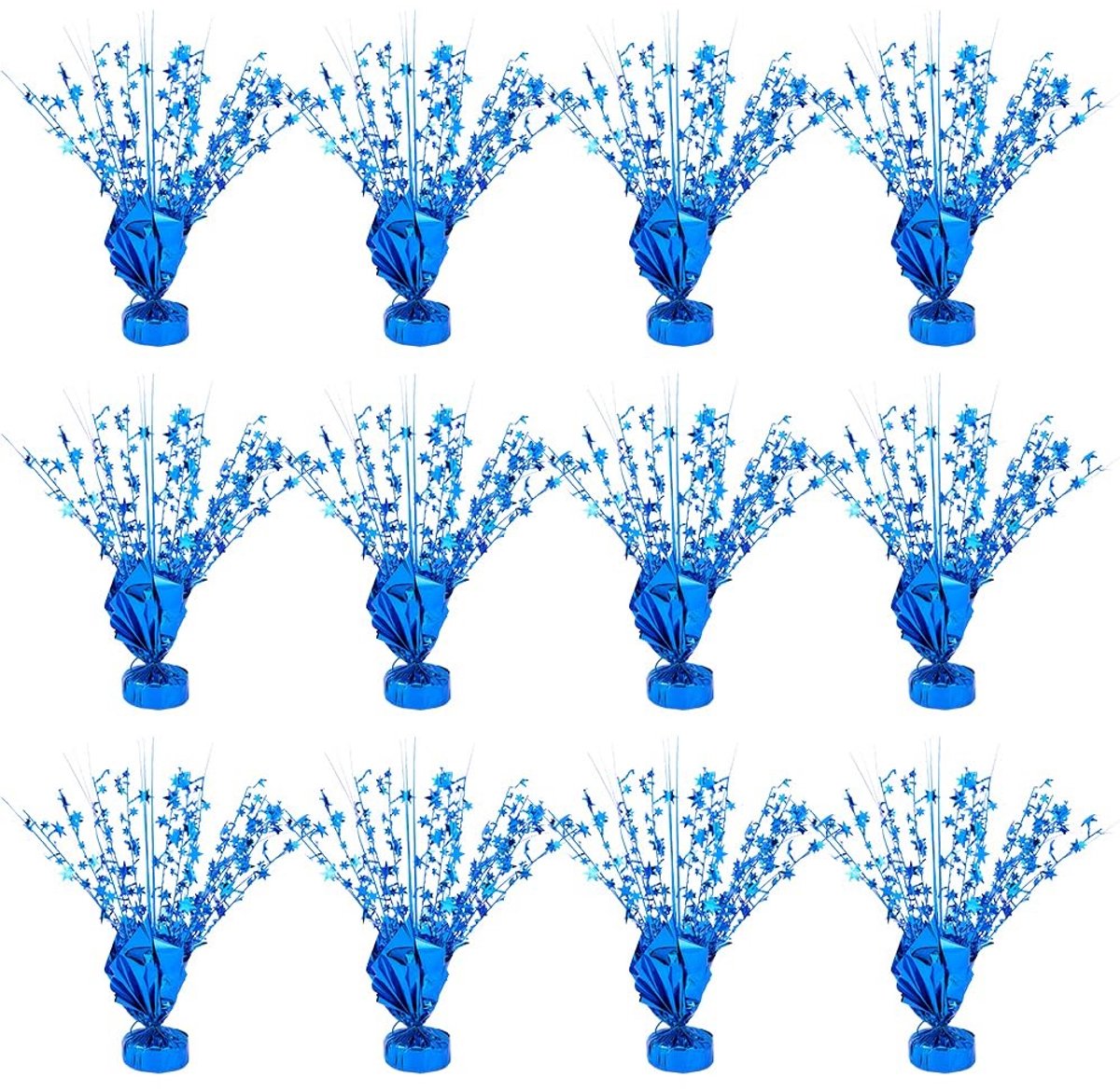 Omgoods - 12 Stuks Blauwe Sterren Tafeldecoratie voor Feesten