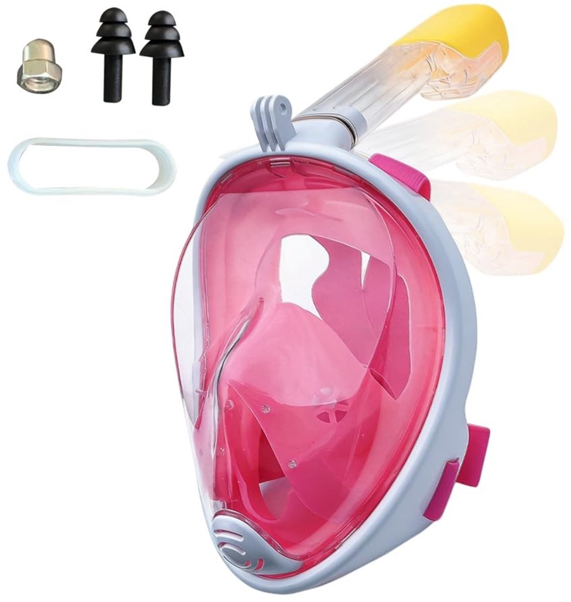 Omgoods- Snorkelmasker 180 graden zicht - Volgelaatsmasker - Anti-lek - Anticondens - Verstelbare riemgespen - Perfect cadeau - Duikmasker