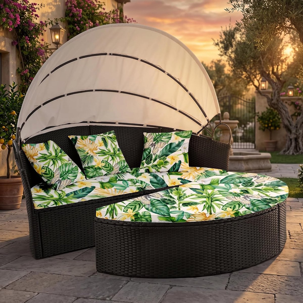 Daybed Kussenhoes, 167,6 cm vervangende daybedhoes met elastiek