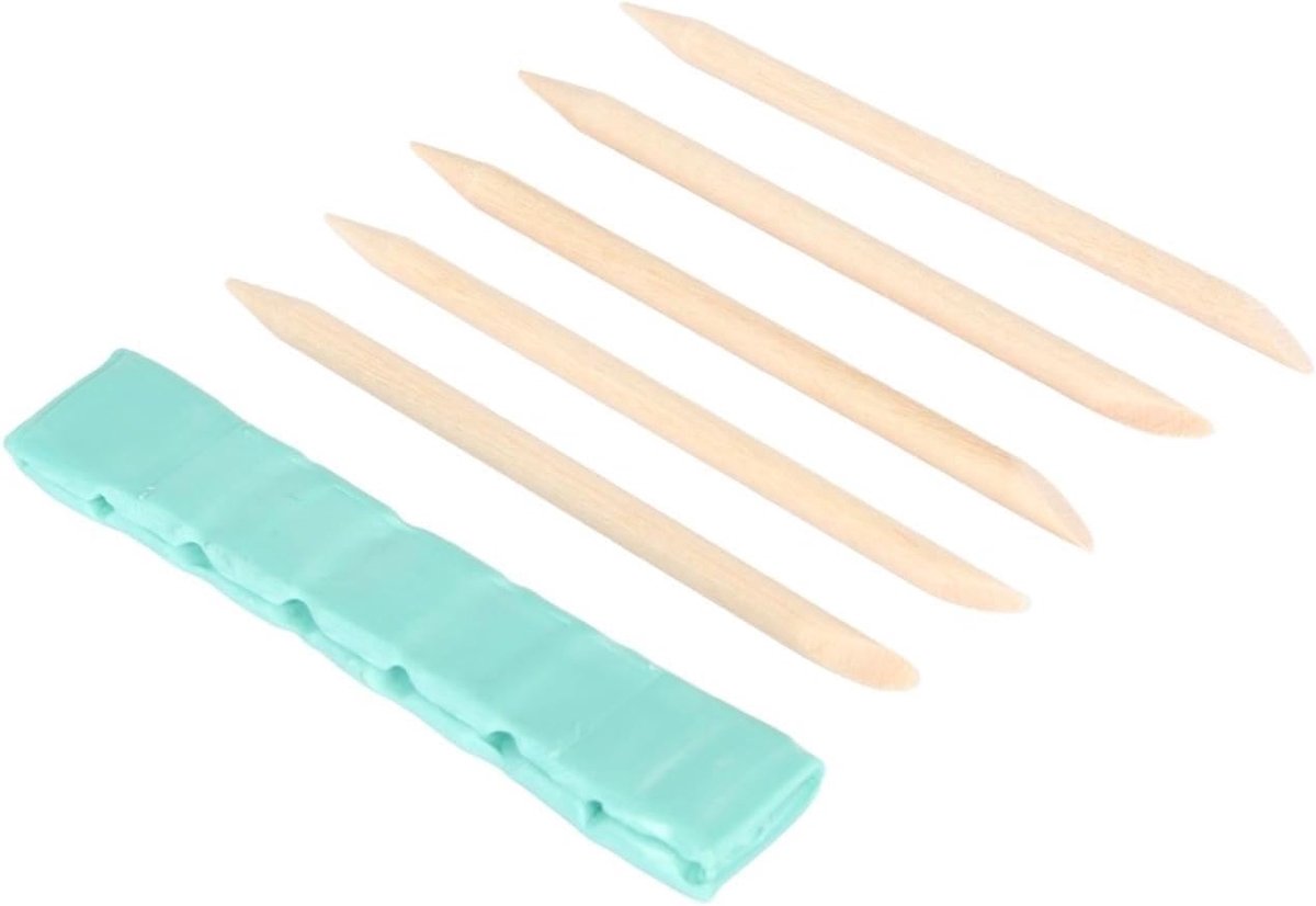 Reiniging Klei, Verwijder Olie Tool Klei Putty Cleaner Stok Horloge Beweging Schoonmaken Klei Met Houten Stokken Voor Horlogerij Reparatie Bruggen Wijzer