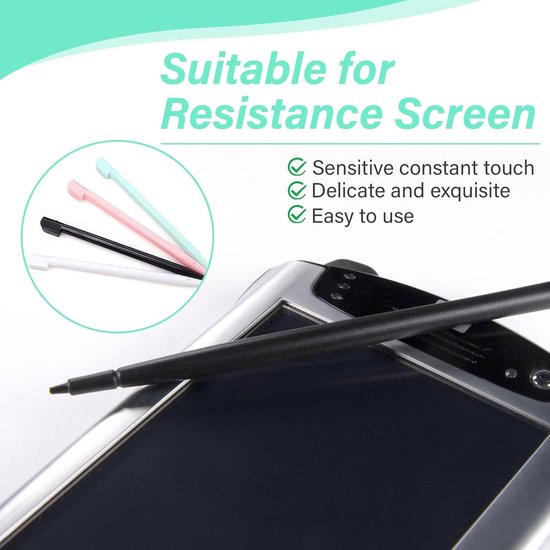 touchscreenpennen, stylus voor 3DS NDS Lite DSL NDSL NDSL, kunststof punt voor precisie en duurzaamheid (8) — afbeelding 3
