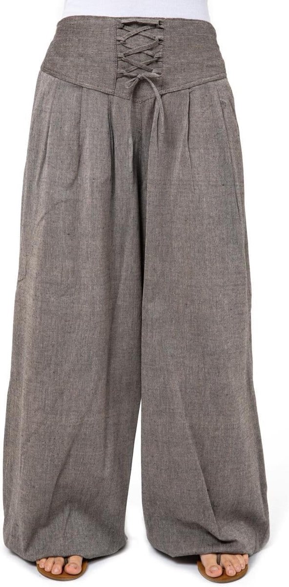 Dames Broek Ethnic Chic Aladin Zen riem korset China Divyna - één