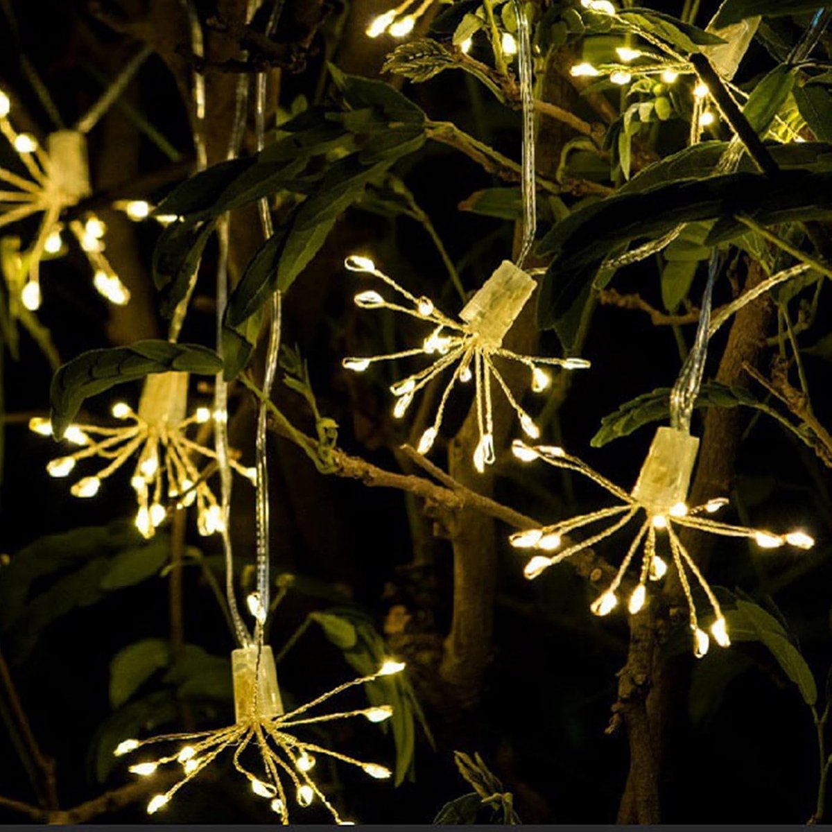 Lichtketting vuurwerk (warm wit licht)