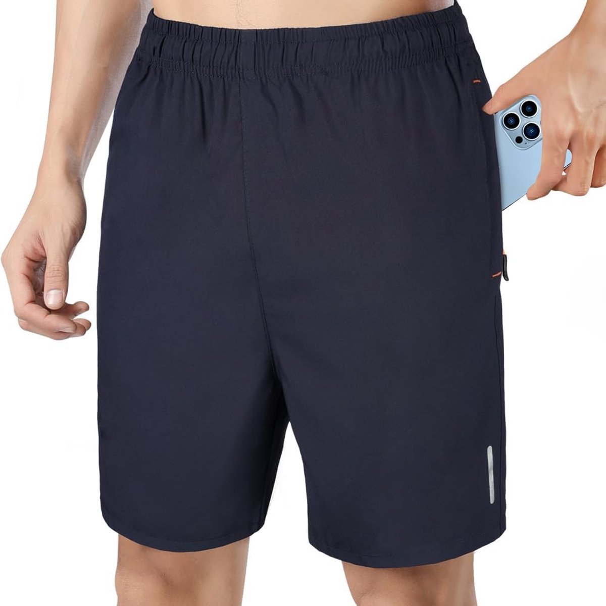 Sneldrogende korte hardloopbroek voor heren, informele korte