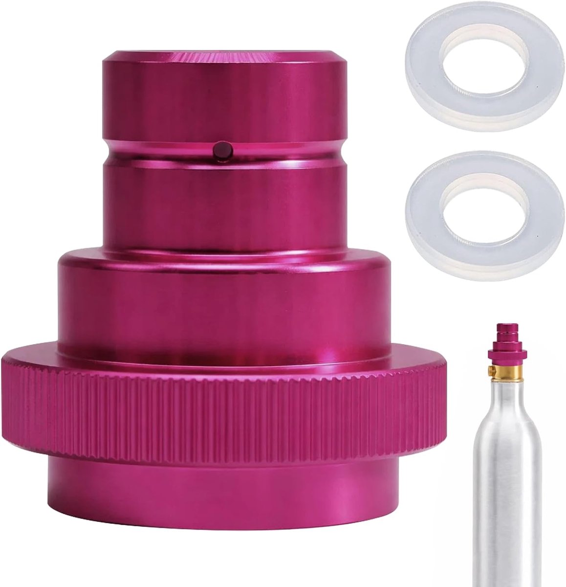 CO2 Quick Connect Adapter - 425g cilinder - hoogwaardig messing - eenvoudig te installeren - ShopVlot