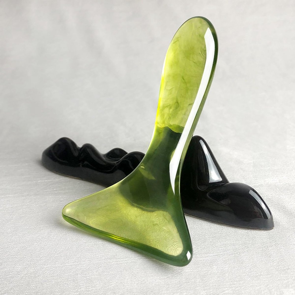 Body Guasha Massage Tools - Schraapmassage Board - Spierontspanning Bevorderen - Natuurlijk Hars Materiaal