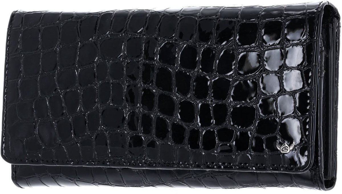Golden Head Leren portemonnee Cayenne RFID Protect Damenbörse 2802 Schwarz zwart