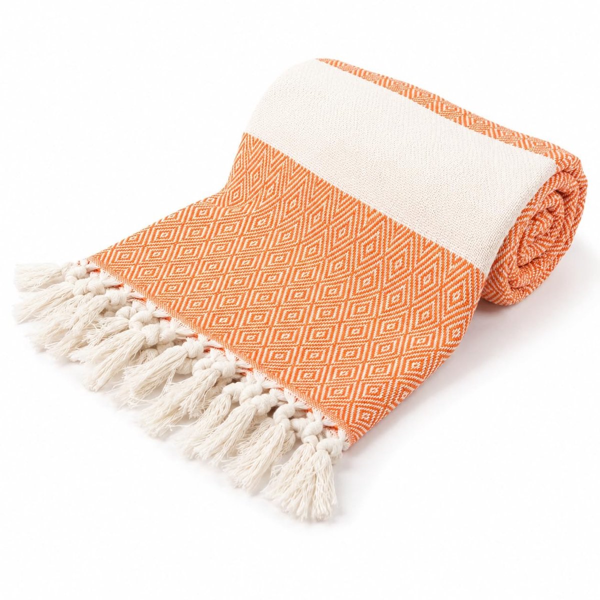 Omgoods - Boho Decoratieve Turkse Peshtemal Strandhanddoek, Sneldrogend