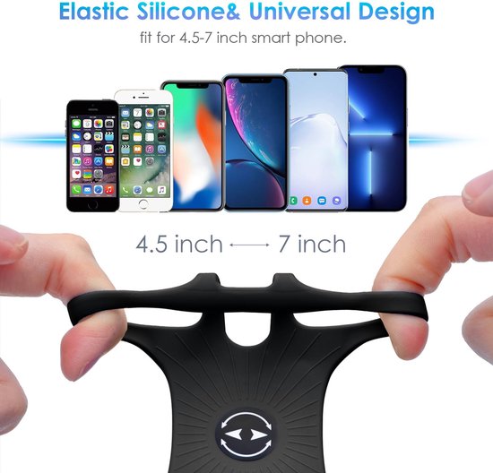 Omgoods - Waterfleshouder - 360° Draaibaar en Afneembaar voor Mobiele Telefoons — afbeelding 5