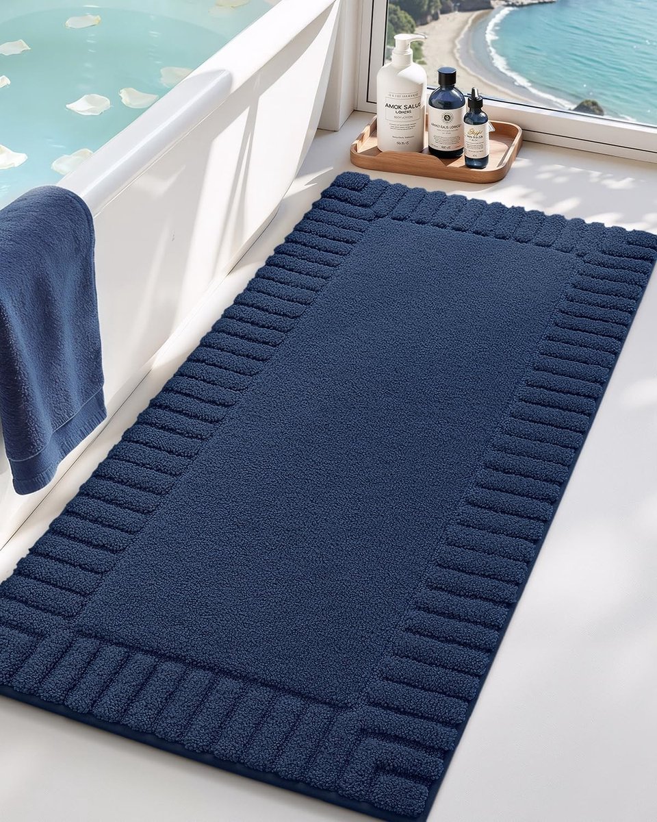 Omgoods - Absorberende Badmat met Antislip voor de Badkamer 60x110cm