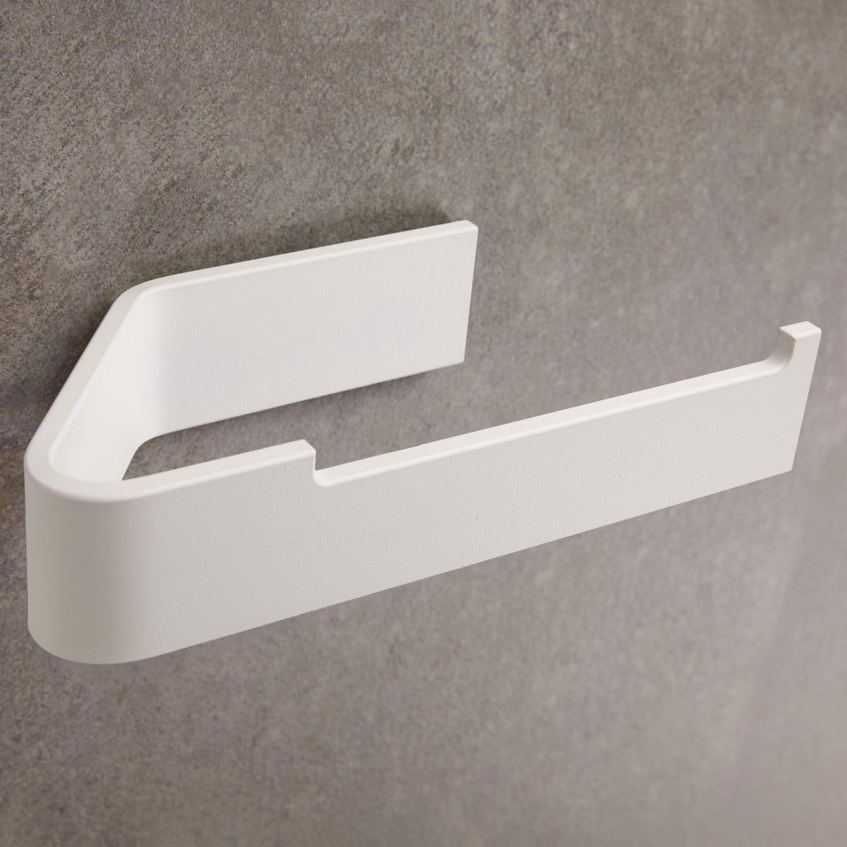 Omgoods - Toiletrolhouder Zonder Boren - Zelfklevend in Mat Wit