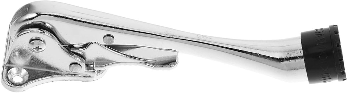 Deurstopper Zwaar - Deurhouder Vloer - Deuren Open Houden - Robuust Zink Legering - 15.5 cm - Zilver