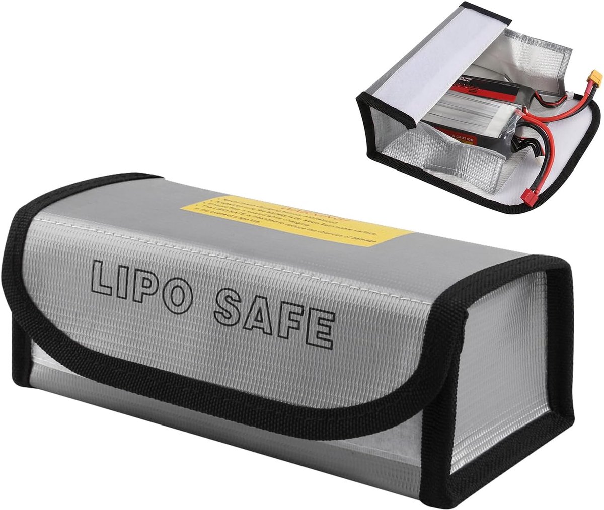 Lipo batterij veiligheidszak - brandwerend materiaal - explosieveilig ontwerp - beschermt tegen vuur - ShopVlot