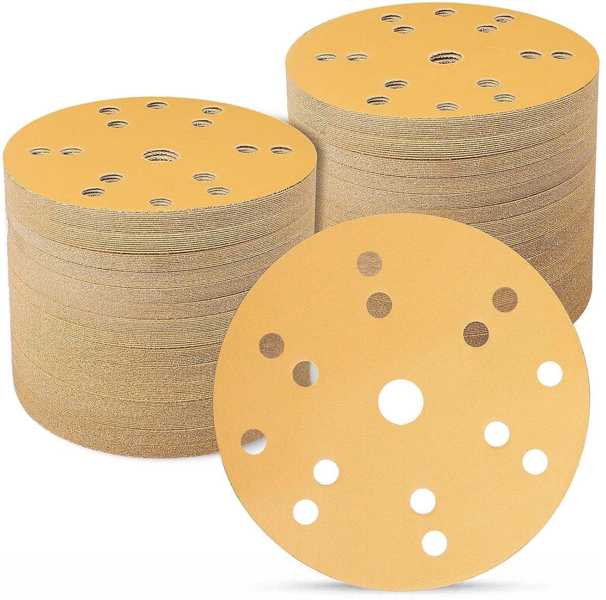Slijpschijven 150mm velcro - 100 stuks - korrel 800 - ideaal voor fijnschuren - ShopVlot