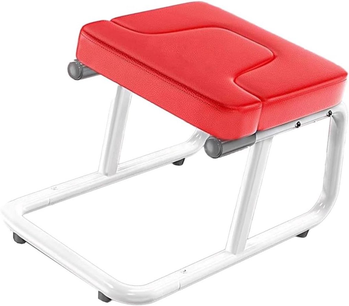 Yoga Hoofdstandbank - Inversiestoel Trainer - Yoga Oefeningen - Extra Dik Kussen - 250 kg Capaciteit - Rood