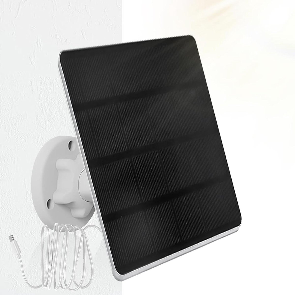 Zonnepaneel Camera - Solar Charger - Buiten Beveiligen - IP65 Waterdicht - 5 Watt - Zwart