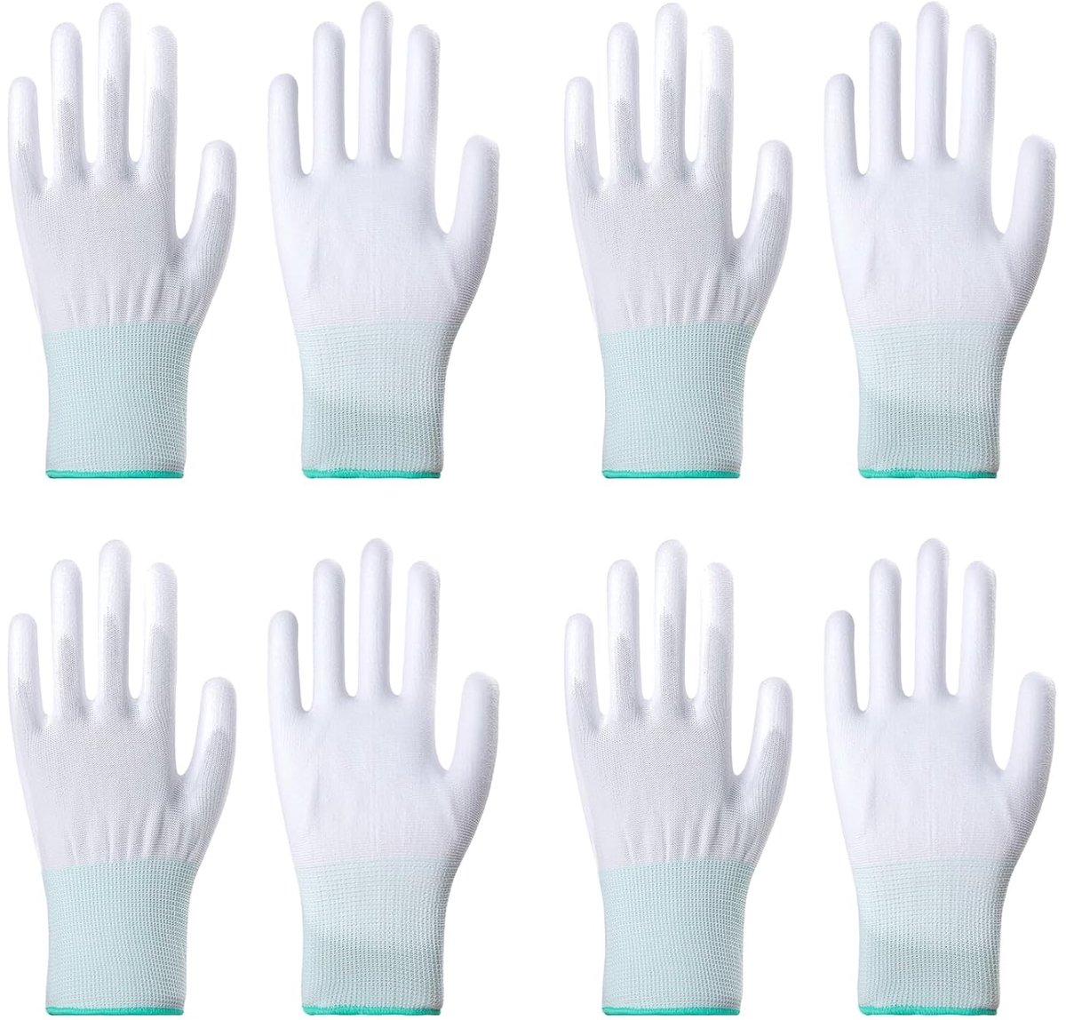 4 paar hittebestendige handschoenen met siliconen vingers - Thermische bescherming - Kappershandschoenen - Hittebestendig - Voor kapsalon en stijltang