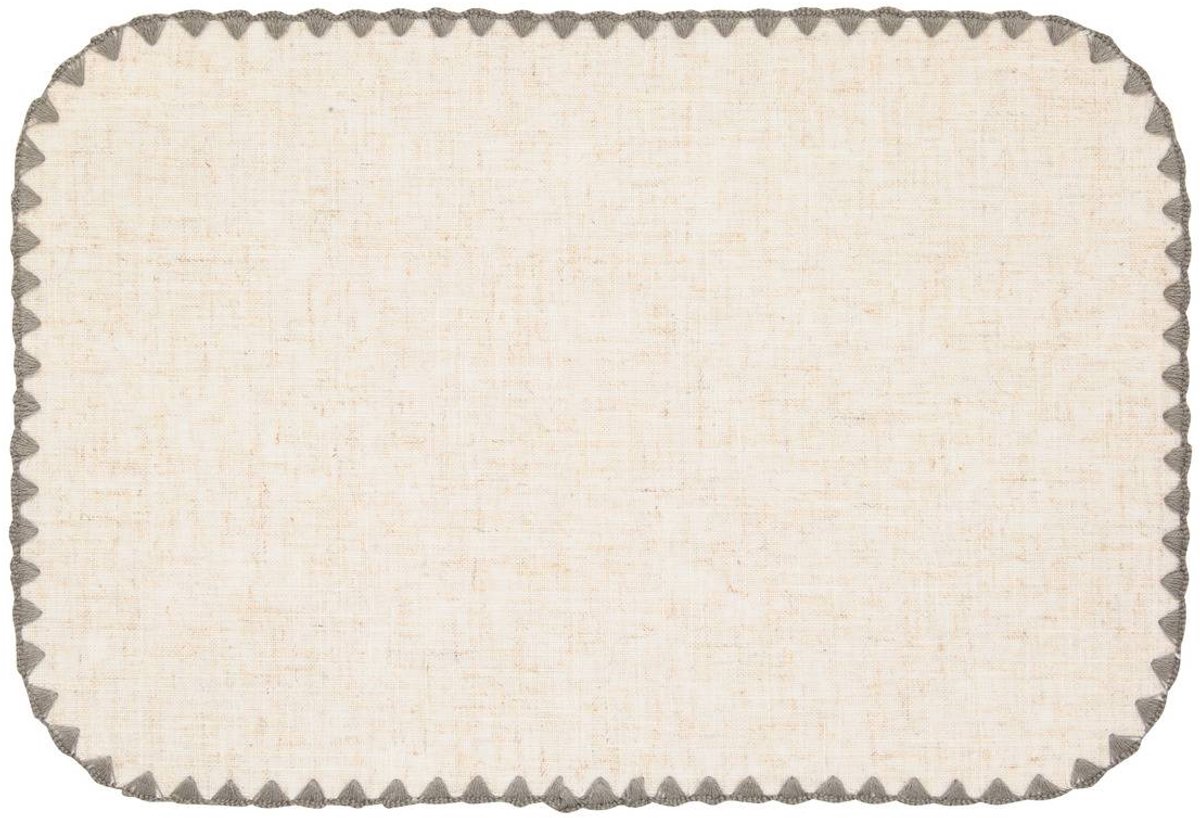 Placemat met linnenlook SANDRINE