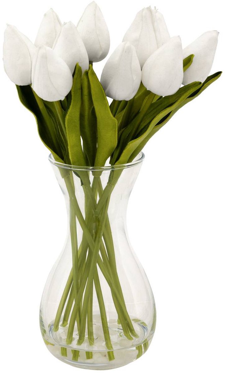 Tulpenarrangement met vaas HECTOR