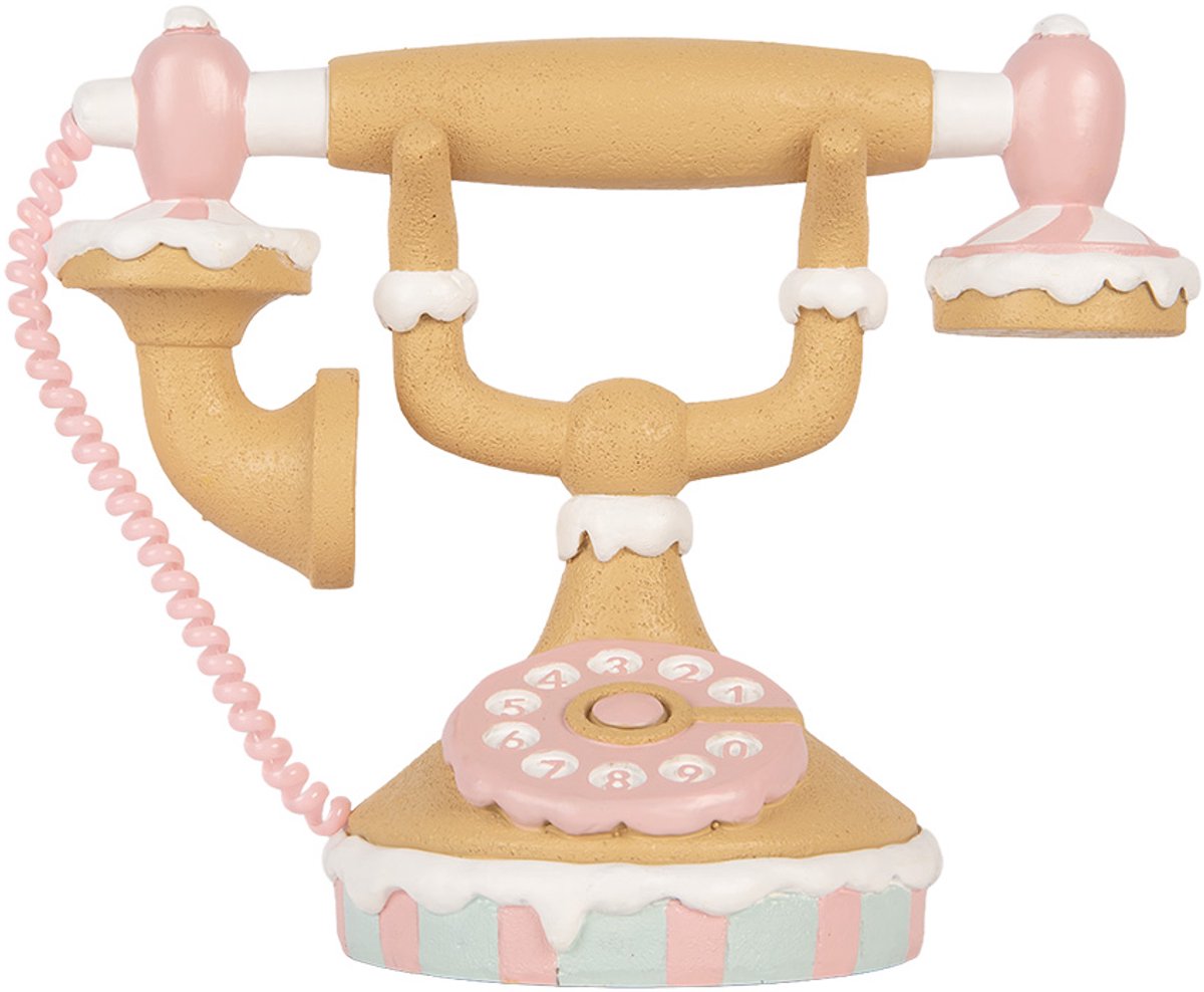 Clayre & Eef Decoratie Beeld 25x13x19 cm Bruin Kunststof