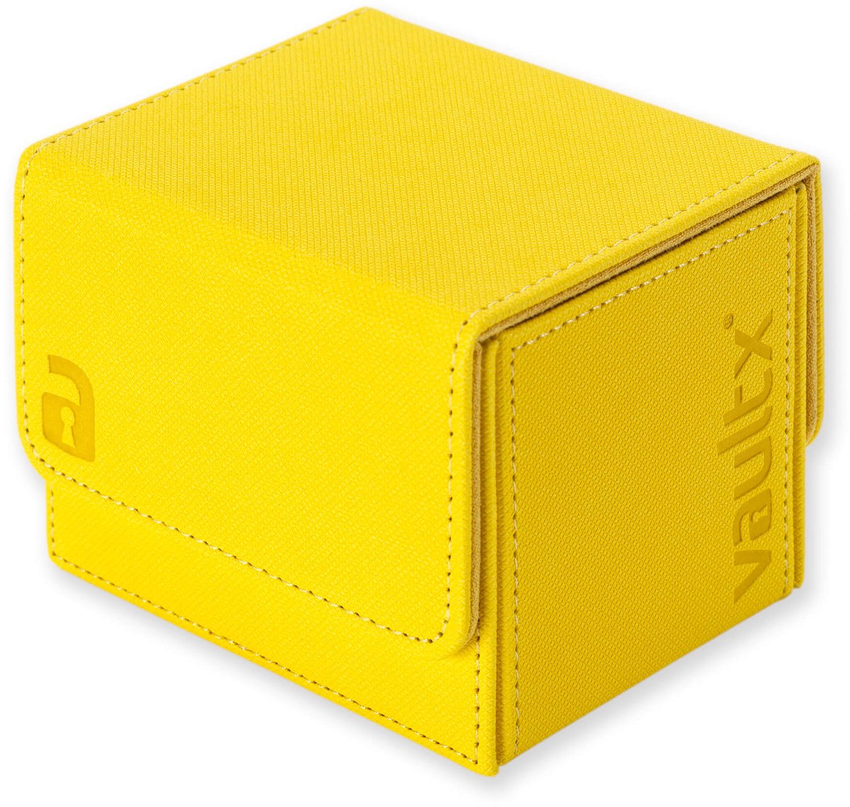 Vault X Exo-Tec® Zijbelading Trading Card Deck Box 100+ - Kaarthouder en opbergdoos - Geel