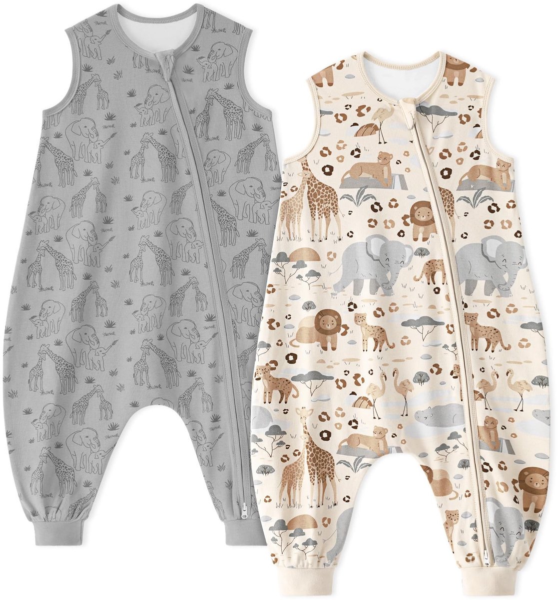 Omgoods - Zomerse Babyslaapzak met Voetjes en 1,0 TOG