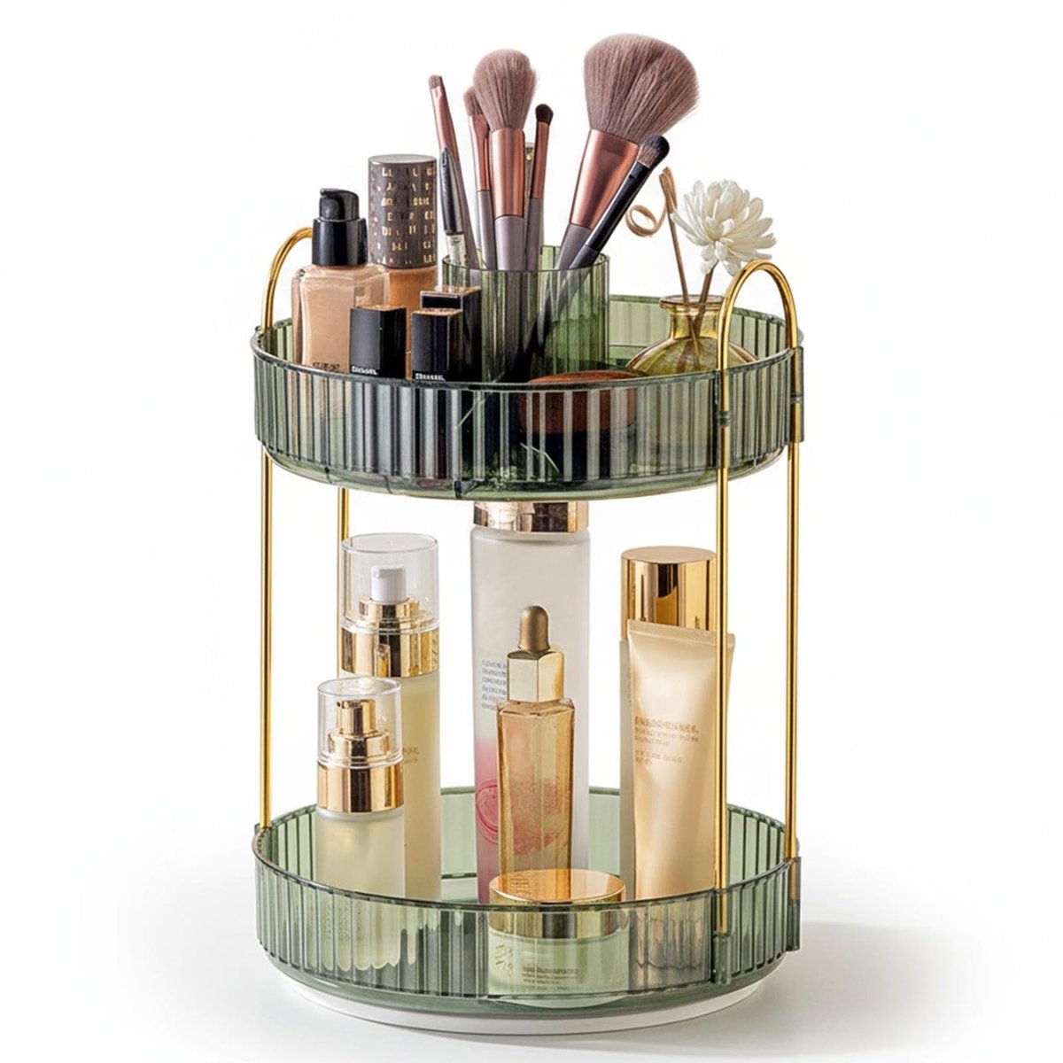 Omgoods - 360° Rotatie Make-up Organizer met Grote Capaciteit