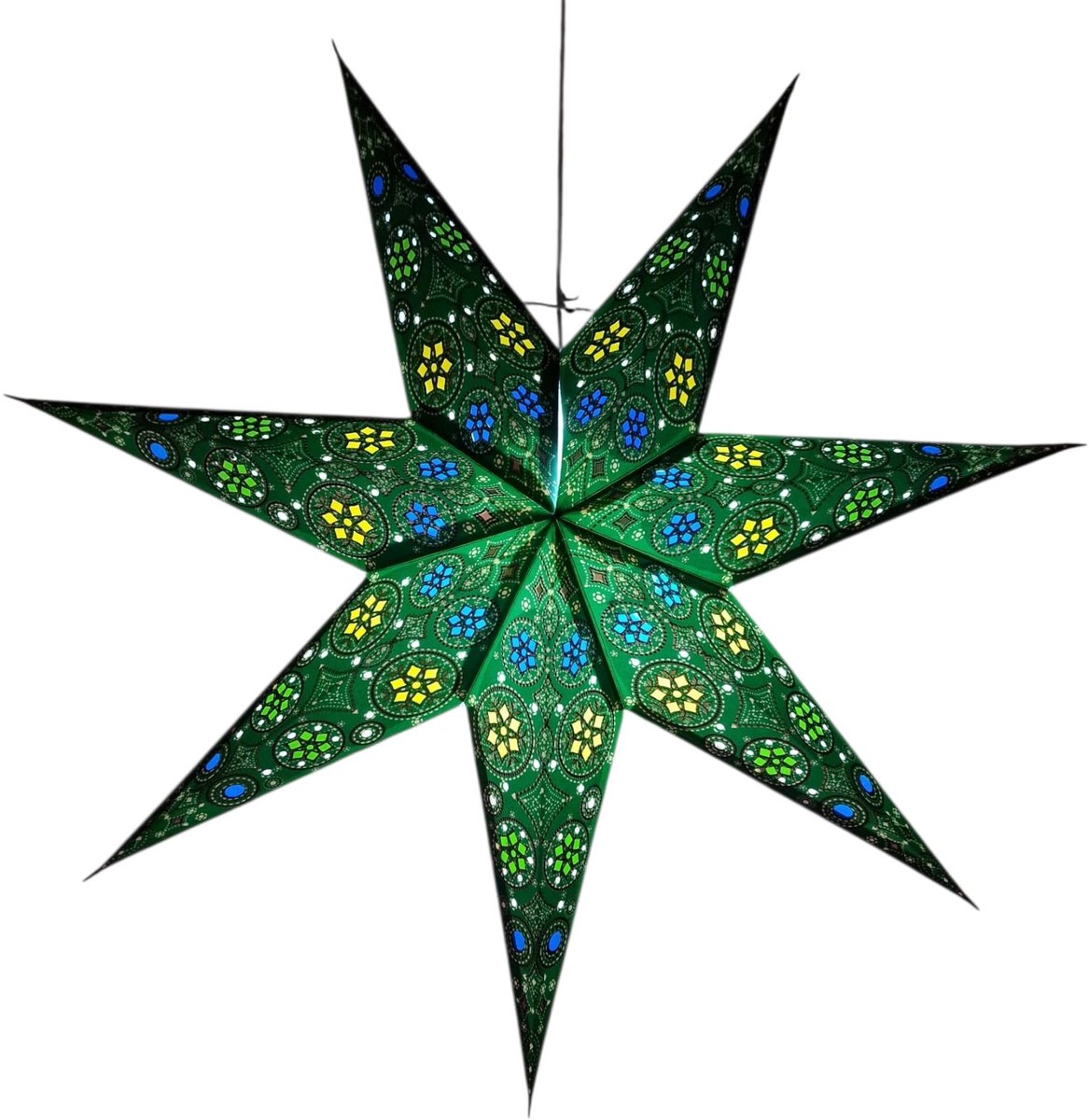 Omgoods - Papieren Ster Lampenkap 60cm voor Feestdecoratie