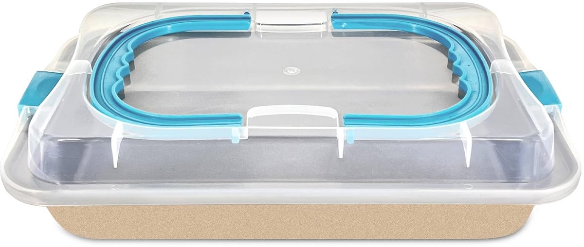Omgoods - Rectangular Bakvorm met Deksel voor Brood en Gebak