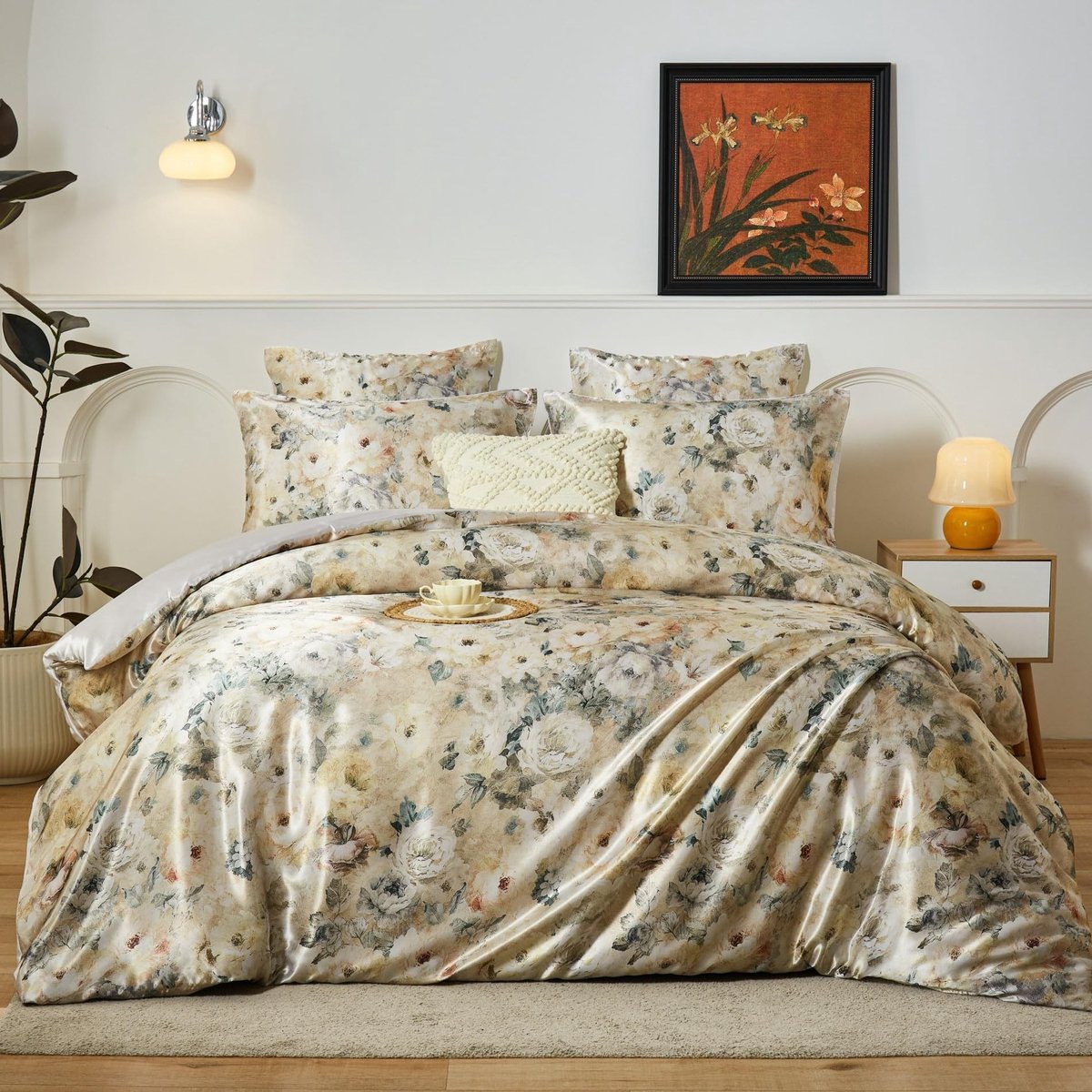 Omgoods - Luxe Satijnen Bedlinnen Set 200x220 cm met 2 Kussenslopen
