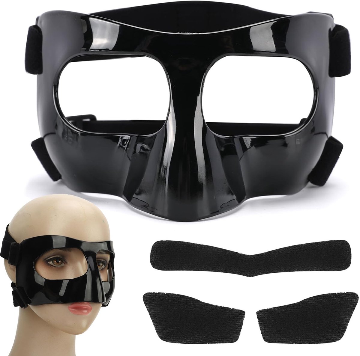 Omgoods - Sportmasker voor Actieve Sporten, Zwart