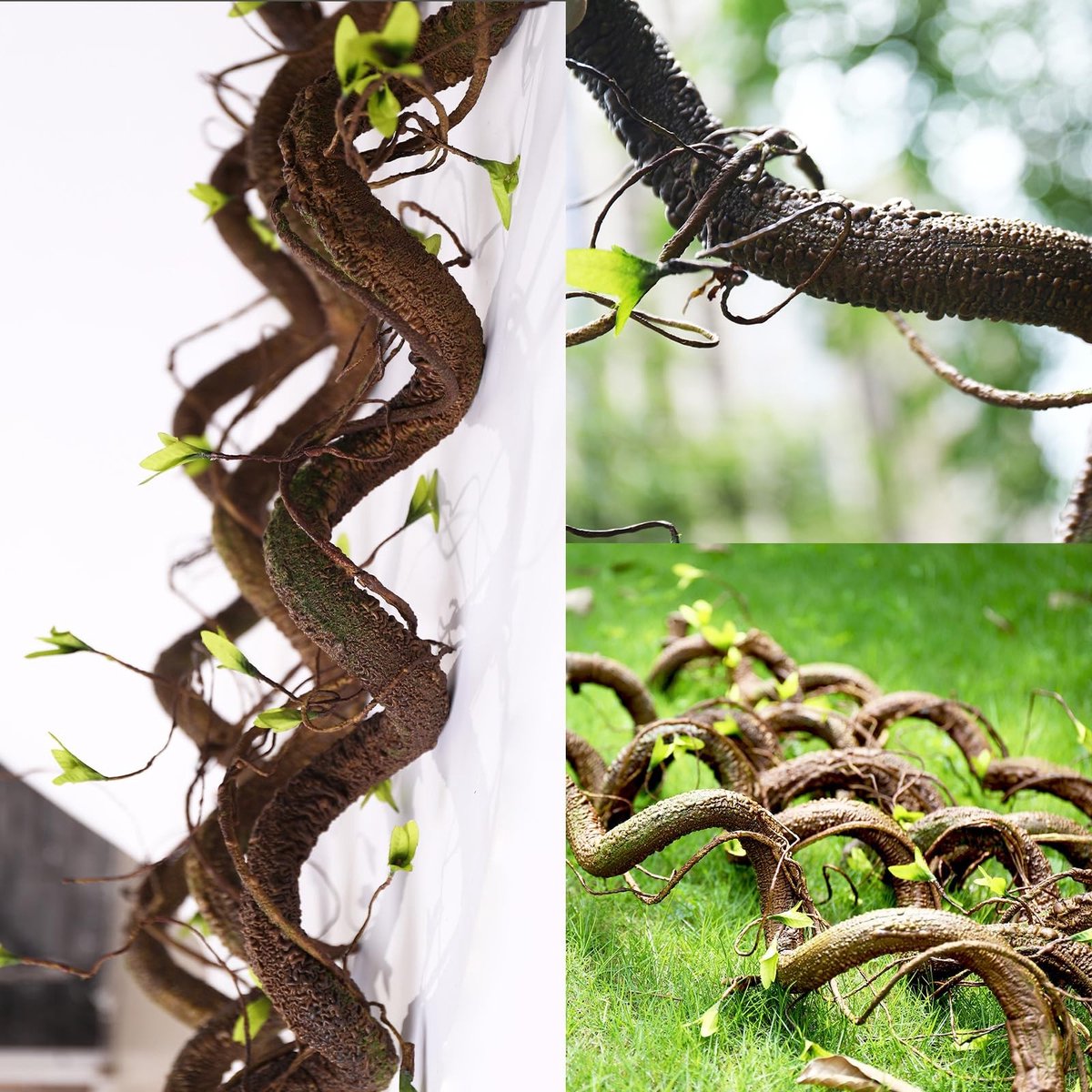 Omgoods - 63 Inch Vouwbare Kunstmatige Takken met Groene Bladeren