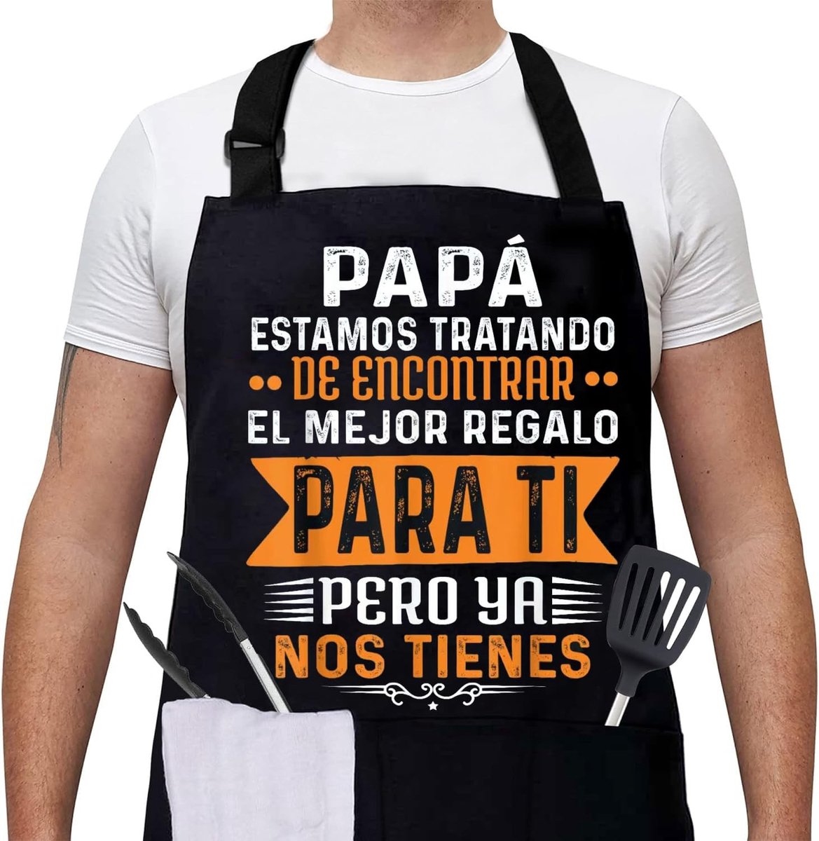 Omgoods - Verstelbaar Kookschort voor Vader - Perfect Cadeau voor Koken