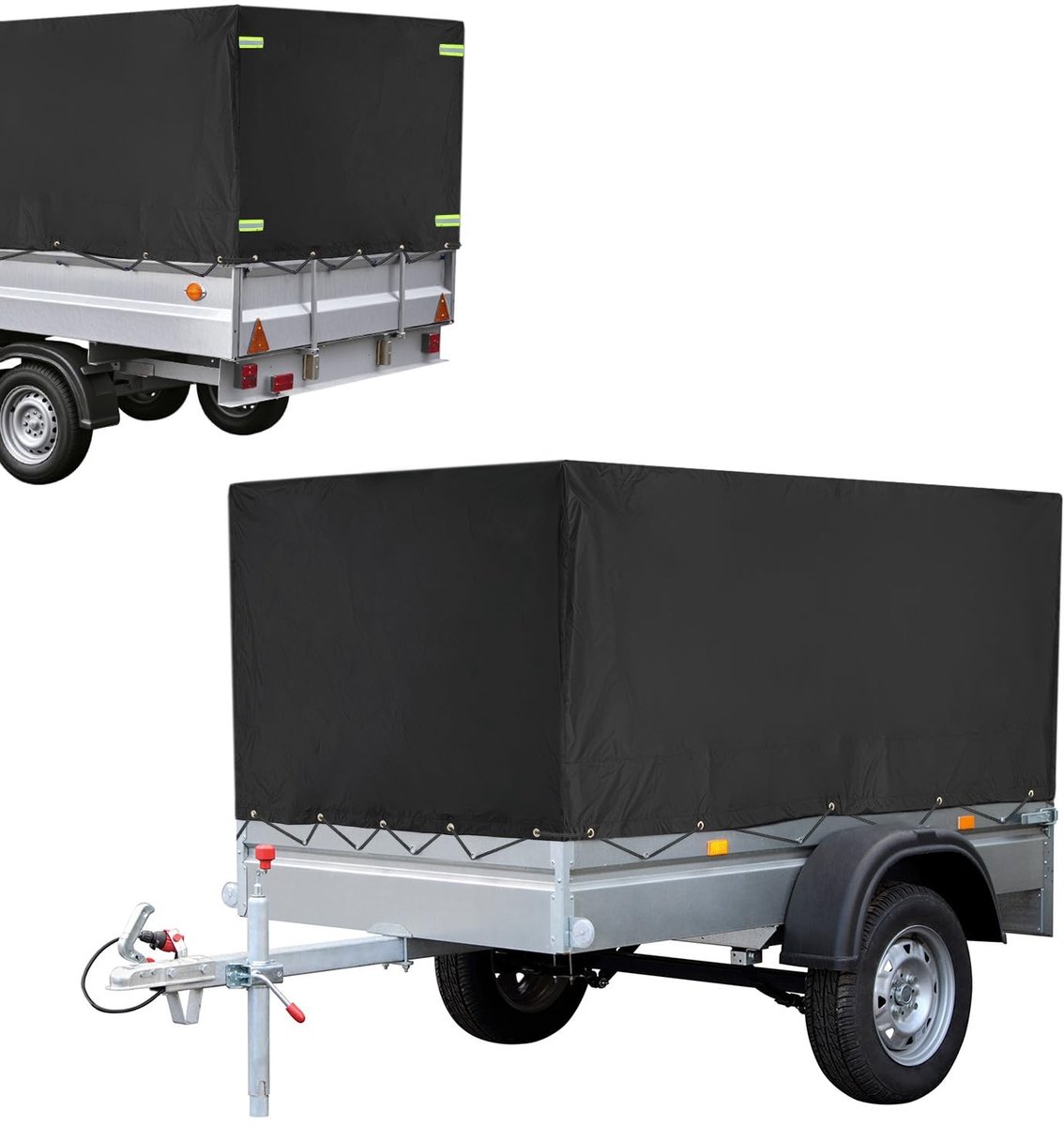 Omgoods - Waterdichte Zeil voor Aanhanger 210x114x90cm van 420D PVC